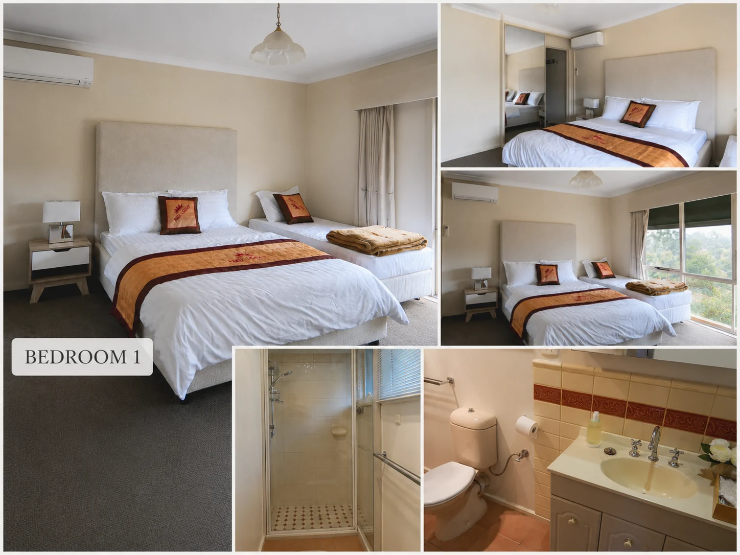 Bedroom suite and ensuite at Winilba Road Estate